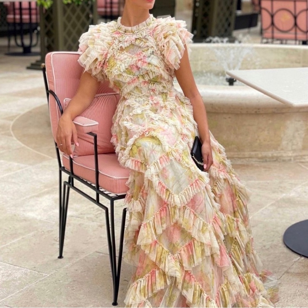 New Needle and Thread Genevieve Rose Long Dress